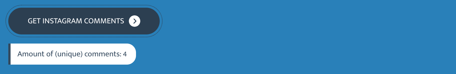 Get Instagram comments button