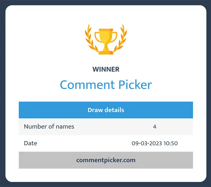 TikTok Comment Picker - Select Winner for TikTok Giveaway