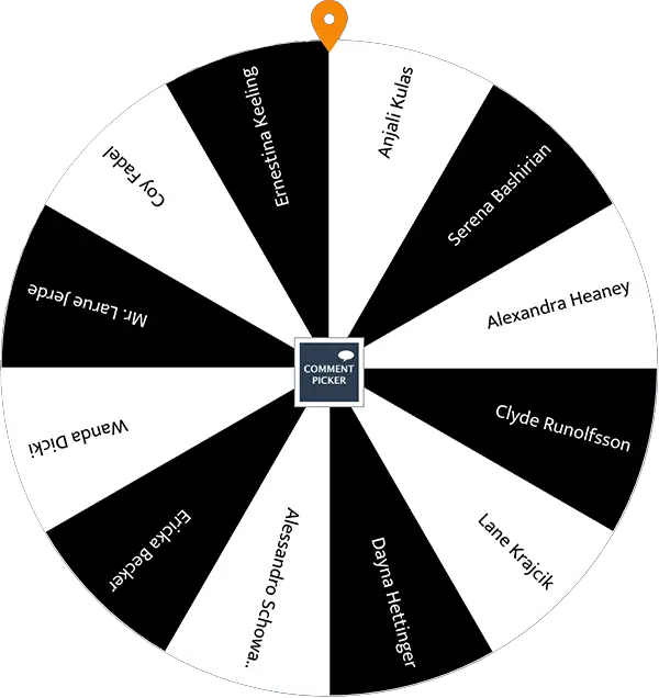 Example of Random Wheel with black and white colors