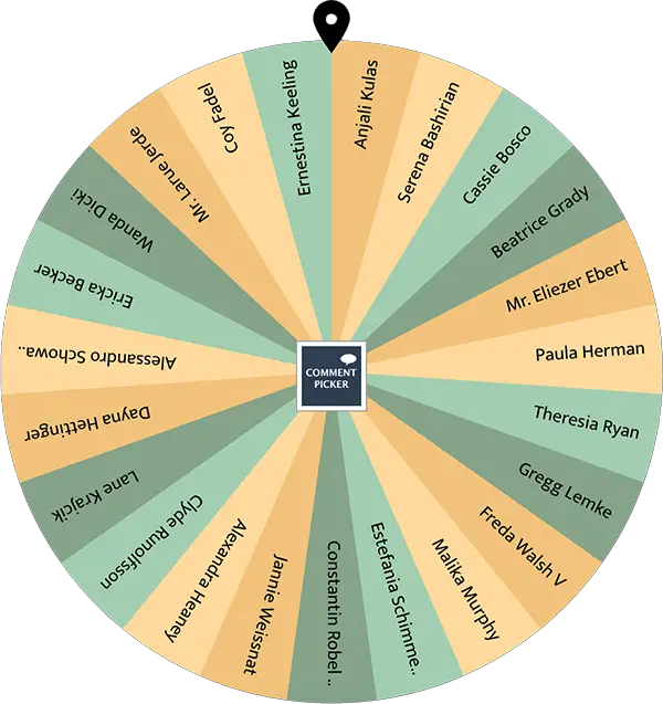 Example of Wheel of Names with sun nature colors