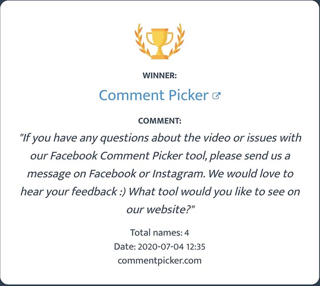 comment picker for youtube